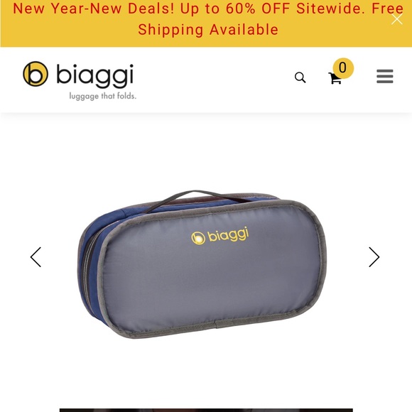 Biaggi Zipsak travel backpack blue like new - Picture 6 of 9